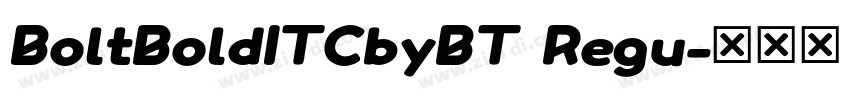 BoltBoldITCbyBT Regu字体转换